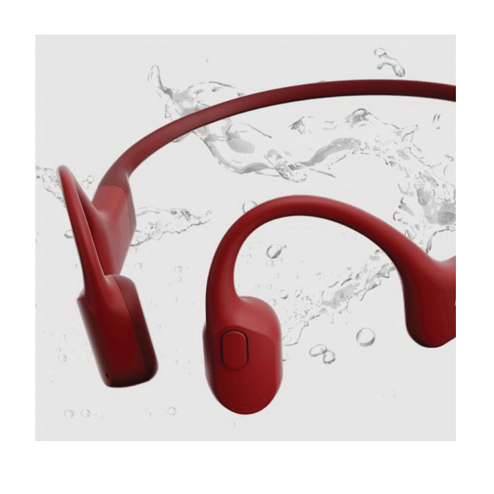 Aftershokz OpenRun Series S803STRDUS Headphone, 20 Hz to 20 KHz, 5.1 Bluetooth, Lithium Polymer Battery, Red - 3