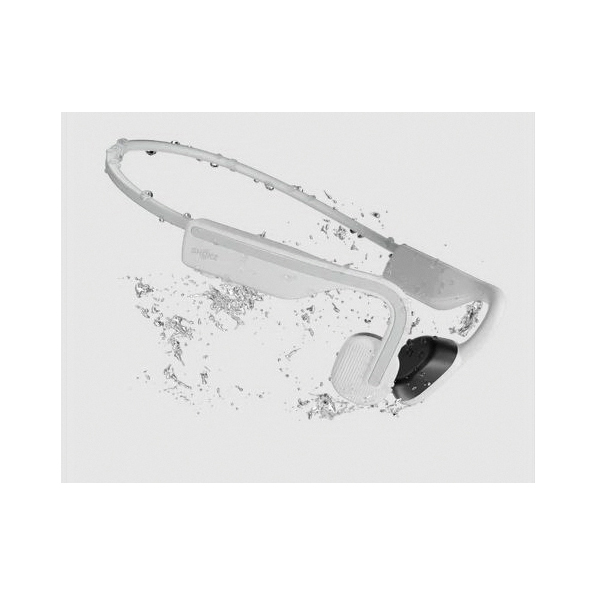 Aftershokz OpenMove Series S661STWTUS Headphone, 20 Hz to 20 KHz, 5.1 Bluetooth, Lithium Polymer Battery, White - 2