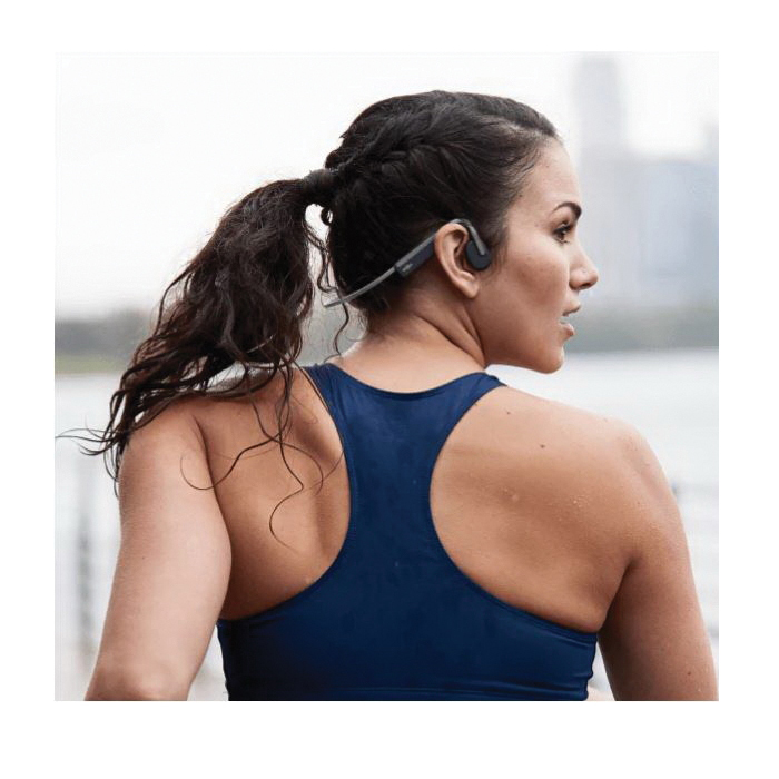 Aftershokz OpenMove Series S661STGYUS Headphone, 20 Hz to 20 KHz, 5.1 Bluetooth, Lithium Polymer Battery, Gray - 5