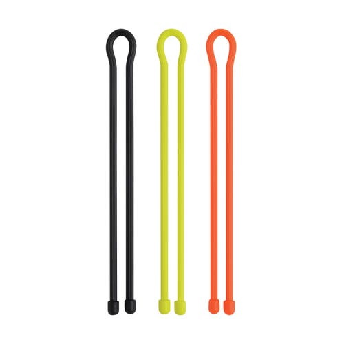 Gear Tie Mega GTM64-31-R6 Twist Tie, 16.5 mm Dia, 64 in L, Rubber, Bright Orange - 5