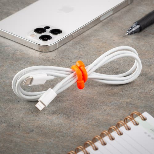 Gear Tie GT24-31-2R3 Twist Tie, 24 in L, Rubber, Orange - 3