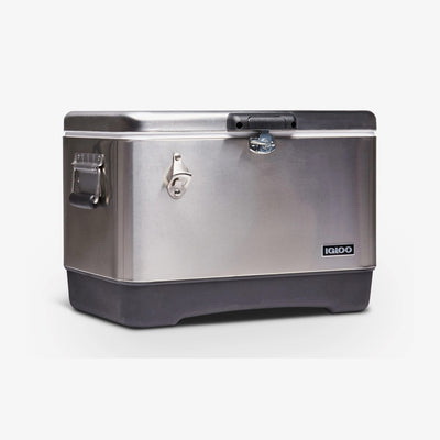 Igloo Legacy 00050075 Hard Cooler, 85 Cans Cooler, Stainless Steel, Silver - 5