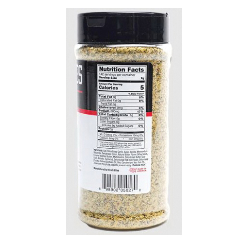 Heath Riles Bbq 339004 BBQ Rub Shaker, Garlic Butter, Savory, 10 oz - 4
