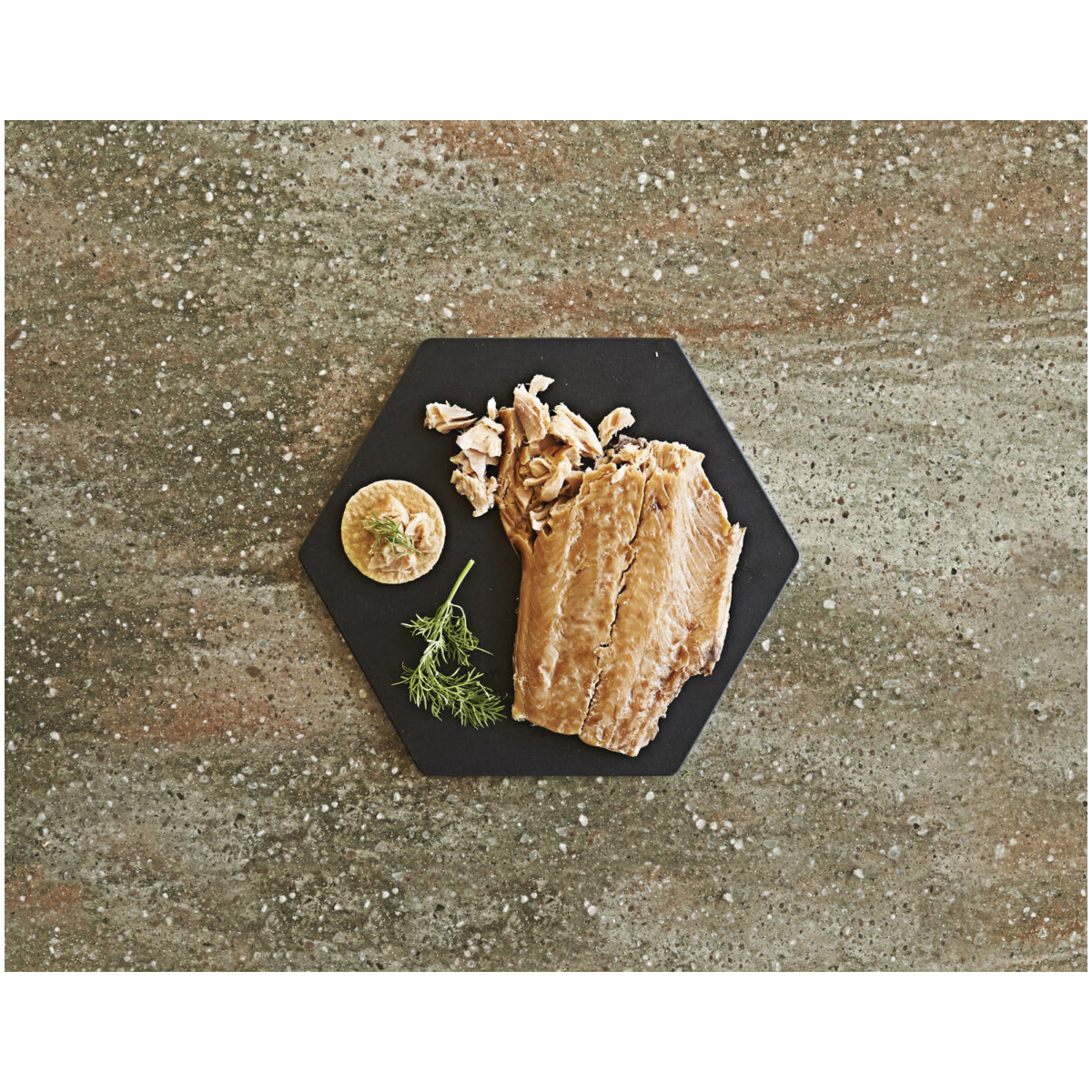 epicurean Hexagon 020-0908HEX02 Cutting Board, 9 in L, 8 in W, 1/4 in Thick, Wood, Slate Black - 3