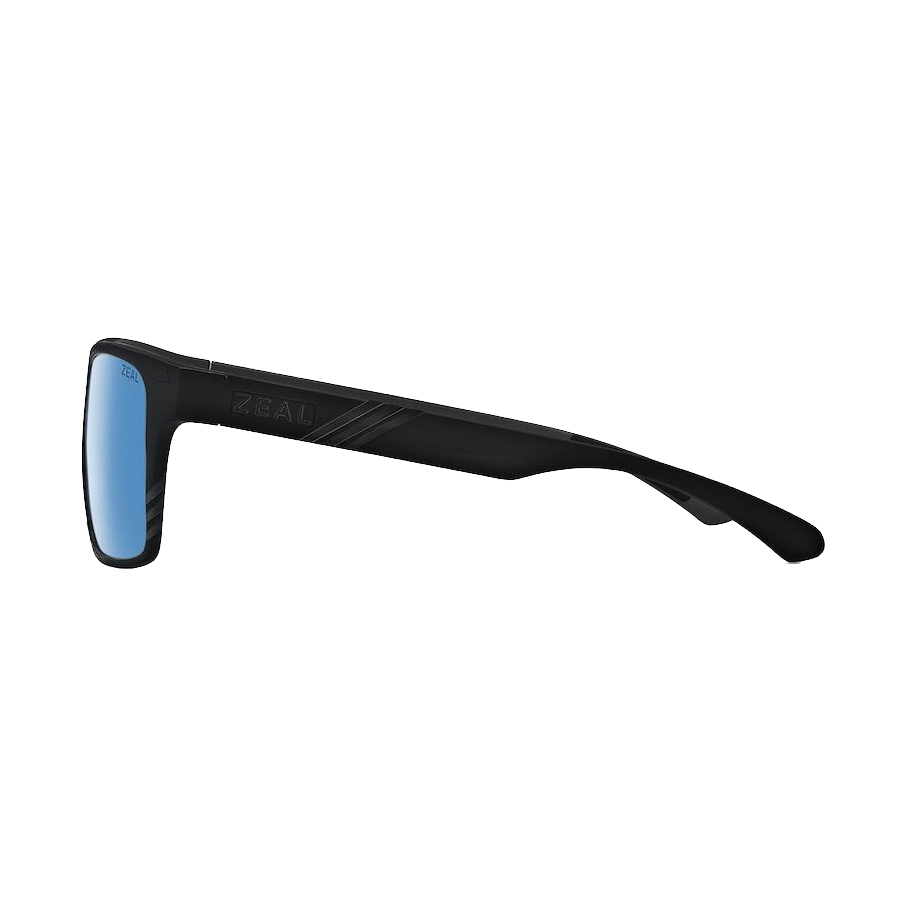 Zeal Optics Brewer Series 11850 Sunglasses, Rectangular Frame, Z-Resin Bio Plastic Frame, Gloss Black Frame, Polarized - 3