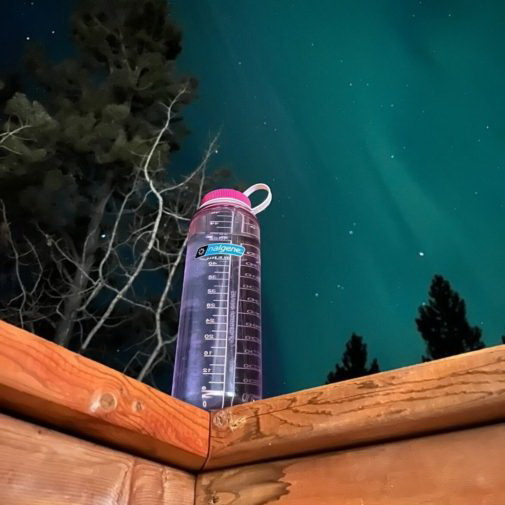 Nalgene 342697 Sustain Silo Bottle, 48 oz Capacity, Tritan, Cosmo, Wide Mouth Lid - 2