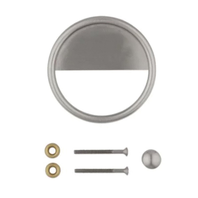 National Hardware Cooper N336-701 Door Knocker, Zinc, Satin Nickel, 7/32 in Mounting Hole - 3