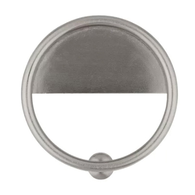 National Hardware Cooper N336-701 Door Knocker, Zinc, Satin Nickel, 7/32 in Mounting Hole - 5