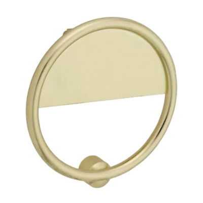 National Hardware Cooper N336-702 Door Knocker, Zinc, Brushed Gold, 7/32 in Mounting Hole - 2