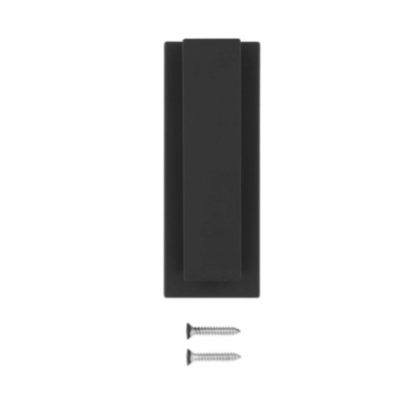 National Hardware Reed N336-703 Door Knocker, Aluminum, Matte, 1/8 in Mounting Hole - 3