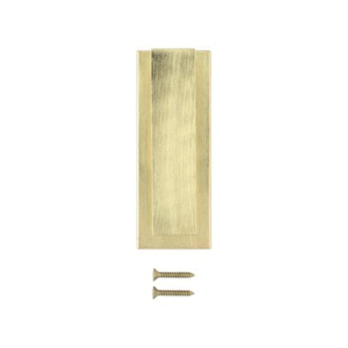 National Hardware Reed N336-705 Door Knocker, Aluminum, Brushed Gold, 1/8 in Mounting Hole - 3