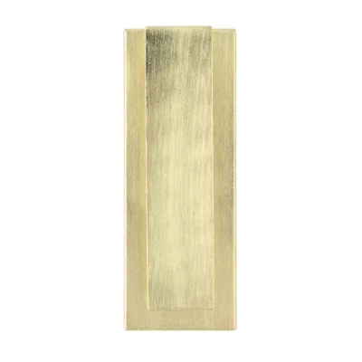 National Hardware Reed N336-705 Door Knocker, Aluminum, Brushed Gold, 1/8 in Mounting Hole - 5