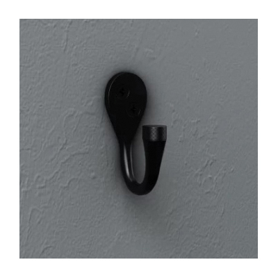 National Hardware Powell N337-909 Knurled Hook, 15 lb, Aluminum, Matte - 4