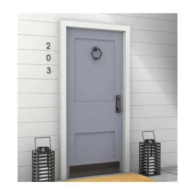 National Hardware Powell N336-706 Door Knocker, Zinc, Matte, 7/32 in Mounting Hole - 2