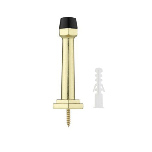National Hardware Powell N830-532 Door Stop, 31/32 in Dia Base, 3 in Projection, Zinc, Brushed Gold - 3