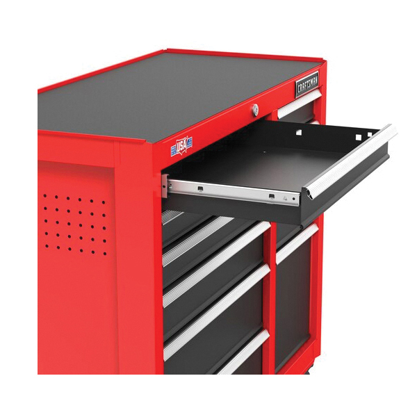 Craftsman S2000 Series CMST98270RB Rolling Tool Cabinet, 14,014 cu-in, 41 in OAW, 37-1/2 in OAH, 18 in OAD, Steel - 2