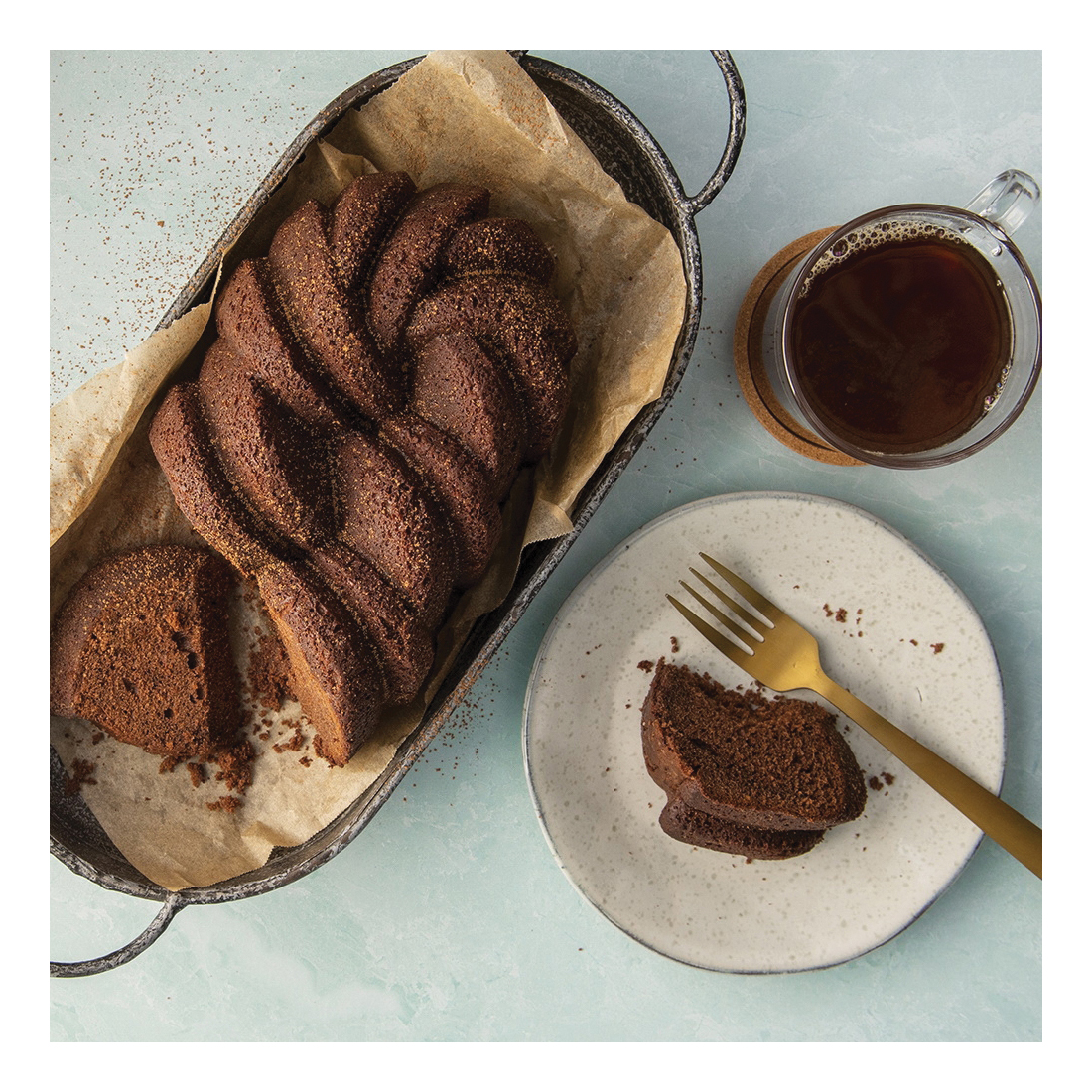 Nordic Ware Braided Bundt 96077 Loaf Pan, 10.3 in L, 5.9 in W, 2.9 in H, Cast Aluminum - 3