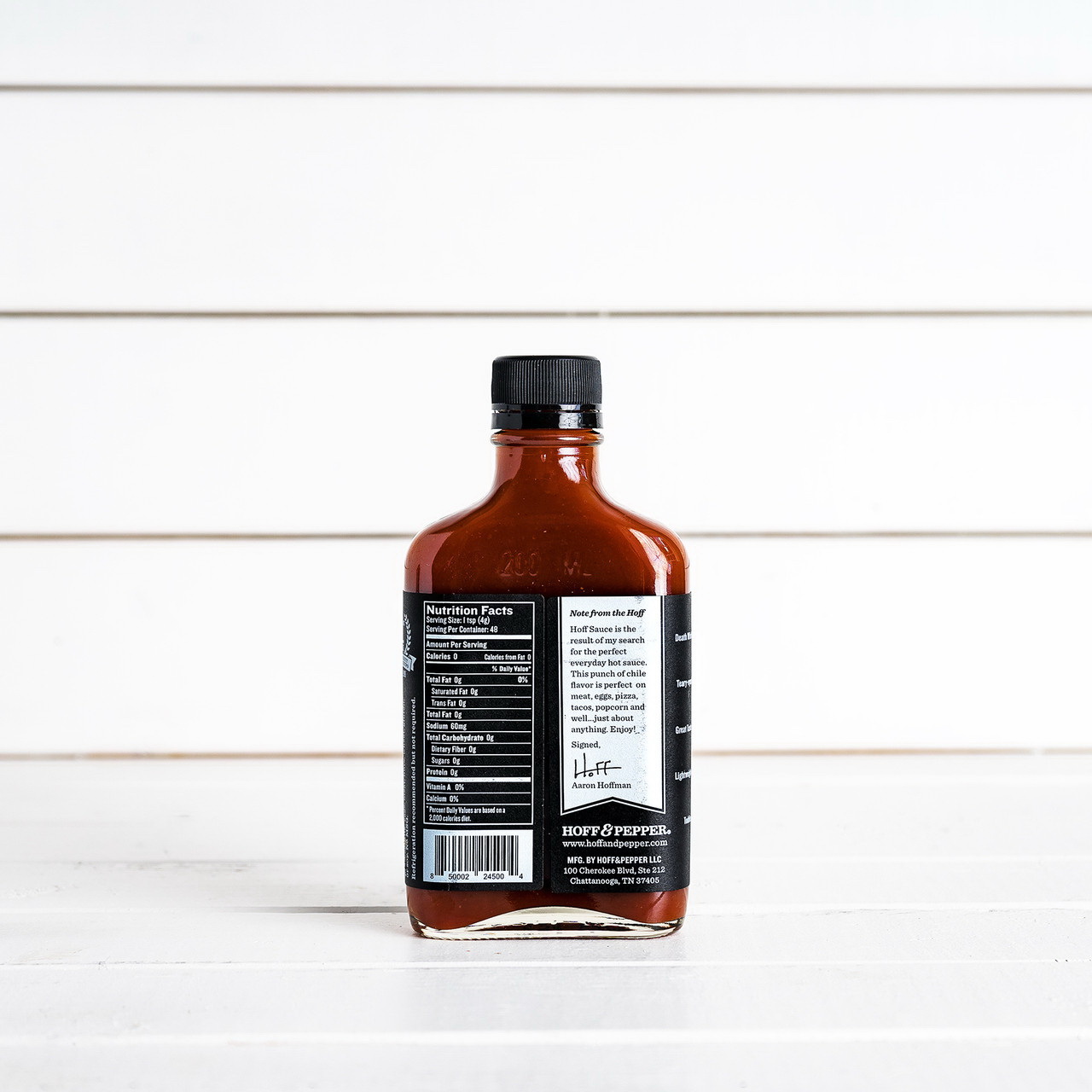 Hoff's HOFF-6OZ Louisiana Style Hot Sauce, 6.7 oz Bottle - 2