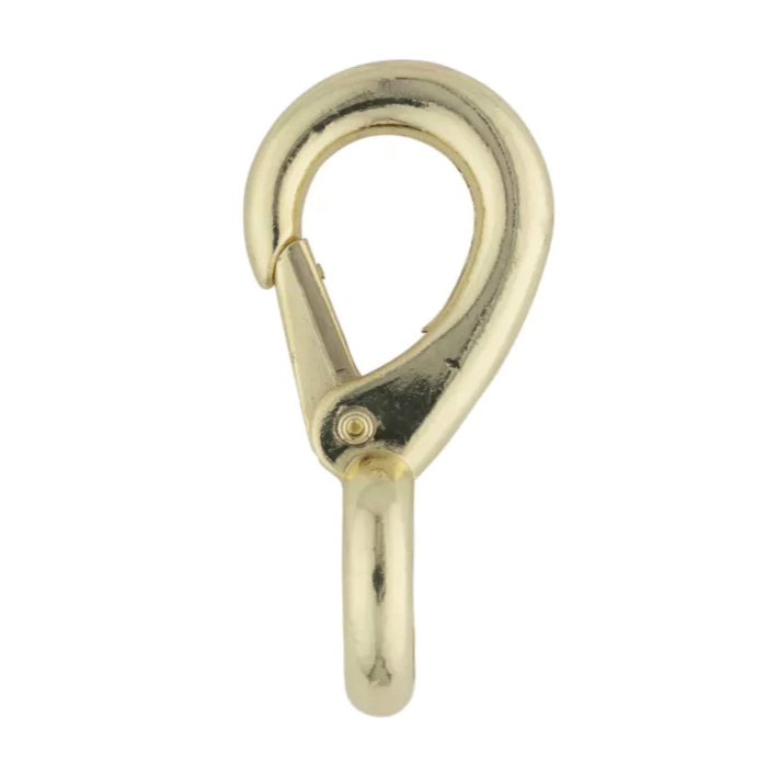National Hardware N890-017 Boat Snap with Fixed Round Eye, 3/4 x 3-3/8 in, 180 lb Working Load, Zinc, Bronze - 2