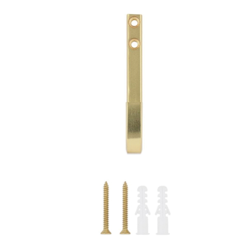 National Hardware Reed N337-917 Modern Hook, 60 lb, Steel, Brushed Gold - 5