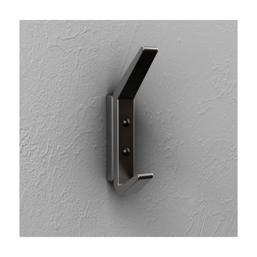 National Hardware Reed N337-919 Geometric Hook, 25 lb, Aluminum, Satin Nickel - 5