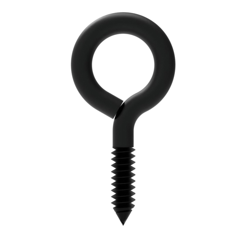 National Hardware N820-085 Screw Eye, #8, 1-5/8 in OAL, 30 lb Working Load, Steel, Storm Shine - 2