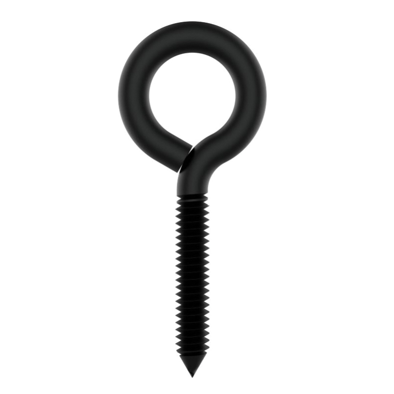 National Hardware N820-099 Screw Eye, #000, 3-7/8 in OAL, 190 lb Working Load, Steel, Storm Shine - 2