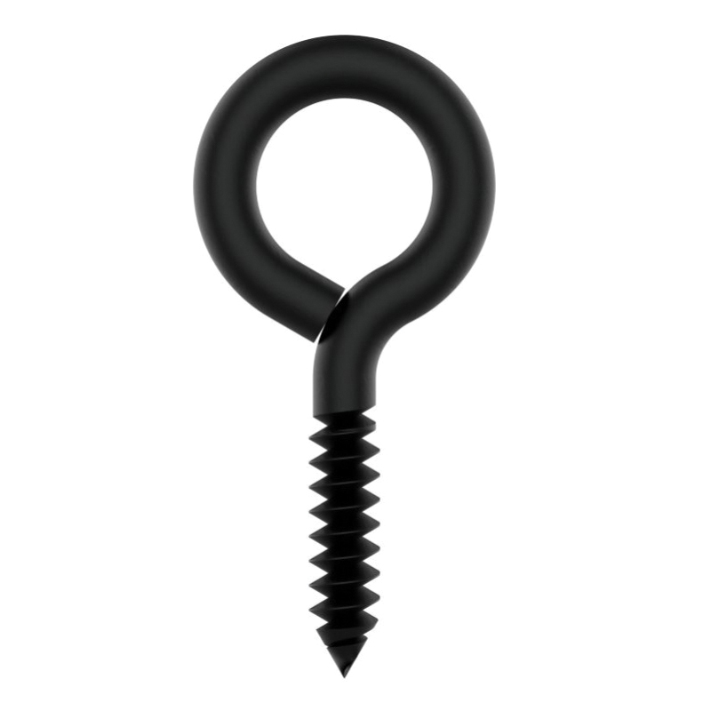National Hardware N820-101 Screw Eye, 3/16 in Thread, 3 in OAL, 34 lb Working Load, Steel, Storm Shine - 2