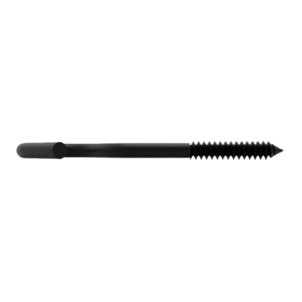 National Hardware N820-102 Screw Hook, 4-1/4 in L, Steel, Storm Shine - 3