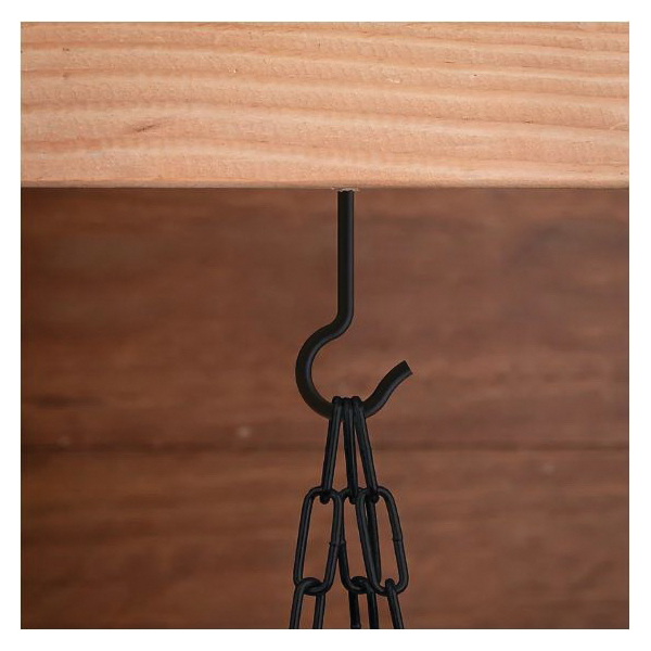 National Hardware N820-106 Hook, 35 lb Working Load, #6, Steel, Black, Storm Shine - 5