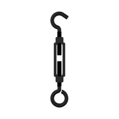 National Hardware N820-115 Turnbuckle, 215 lb Working Load, 3/8 in Thread, Hook, Eye, 10-1/2 in Take-Up, Steel - 2