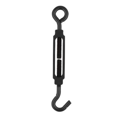 National Hardware N820-115 Turnbuckle, 215 lb Working Load, 3/8 in Thread, Hook, Eye, 10-1/2 in Take-Up, Steel - 3