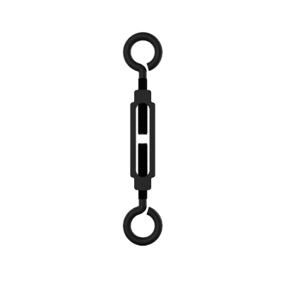 National Hardware N820-116 Turnbuckle, 215 lb Working Load, 3/8 in Thread, Eye, Eye, 10-1/2 in Take-Up, Steel - 2