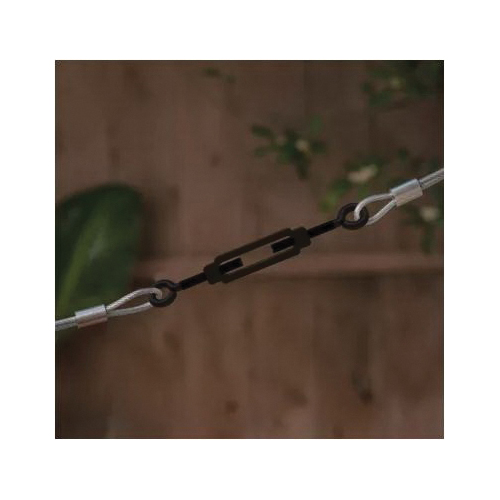 National Hardware N820-117 Turnbuckle, 45 lb Working Load, 3/16 in Thread, Eye, Eye, 5-1/2 in Take-Up, Steel - 5