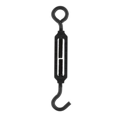 National Hardware N820-119 Turnbuckle, 65 lb Working Load, 3/16 in Thread, Hook, Eye, 5-1/2 in Take-Up, Steel - 3