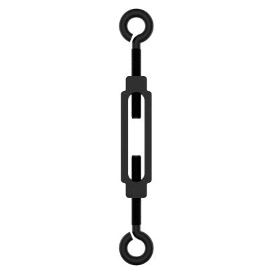 National Hardware N820-121 Turnbuckle, 90 lb Working Load, 1/4 in Thread, Eye, Eye, 7-1/2 in Take-Up, Steel - 2