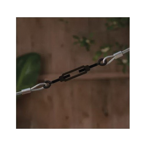 National Hardware N820-121 Turnbuckle, 90 lb Working Load, 1/4 in Thread, Eye, Eye, 7-1/2 in Take-Up, Steel - 5
