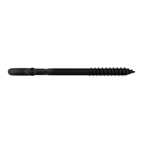 National Hardware N820-122 Hook, 60 lb Working Load, #3, Steel, Black, Storm Shine - 4