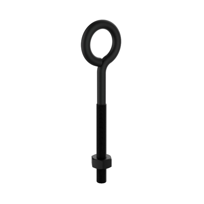 National Hardware N820-086 Series Eye Bolt, 6 in OAL, 3/8 in Thread, 160 lb Working Load, Steel, Storm Shine - 3