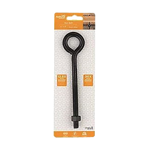 National Hardware N820-091 Eye Bolt, 1/2 in Thread, 300 lb Working Load, Steel, Storm Shine - 5