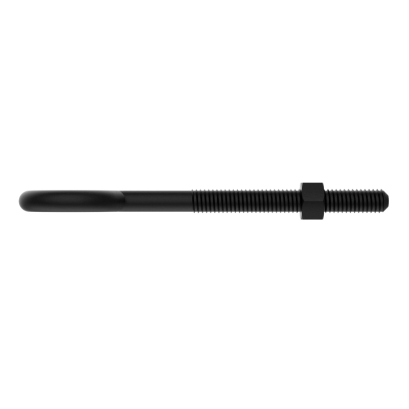 National Hardware N820-098 Series Eye Bolt, 5 in OAL, 3/8 in Thread, 160 lb Working Load, Steel, Storm Shine - 3