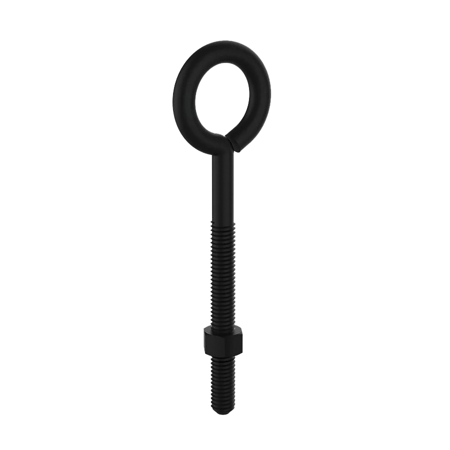 National Hardware N820-098 Series Eye Bolt, 5 in OAL, 3/8 in Thread, 160 lb Working Load, Steel, Storm Shine - 4