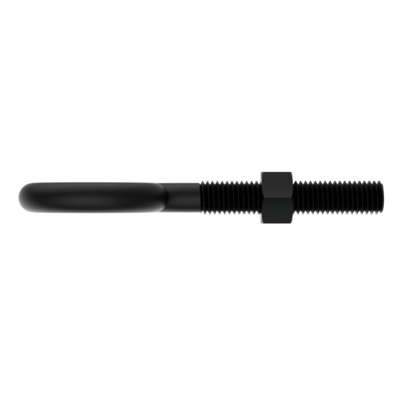 National Hardware N820-105 Series Eye Bolt, 4 in OAL, 3/8 in Thread, 160 lb Working Load, Steel, Storm Shine - 2