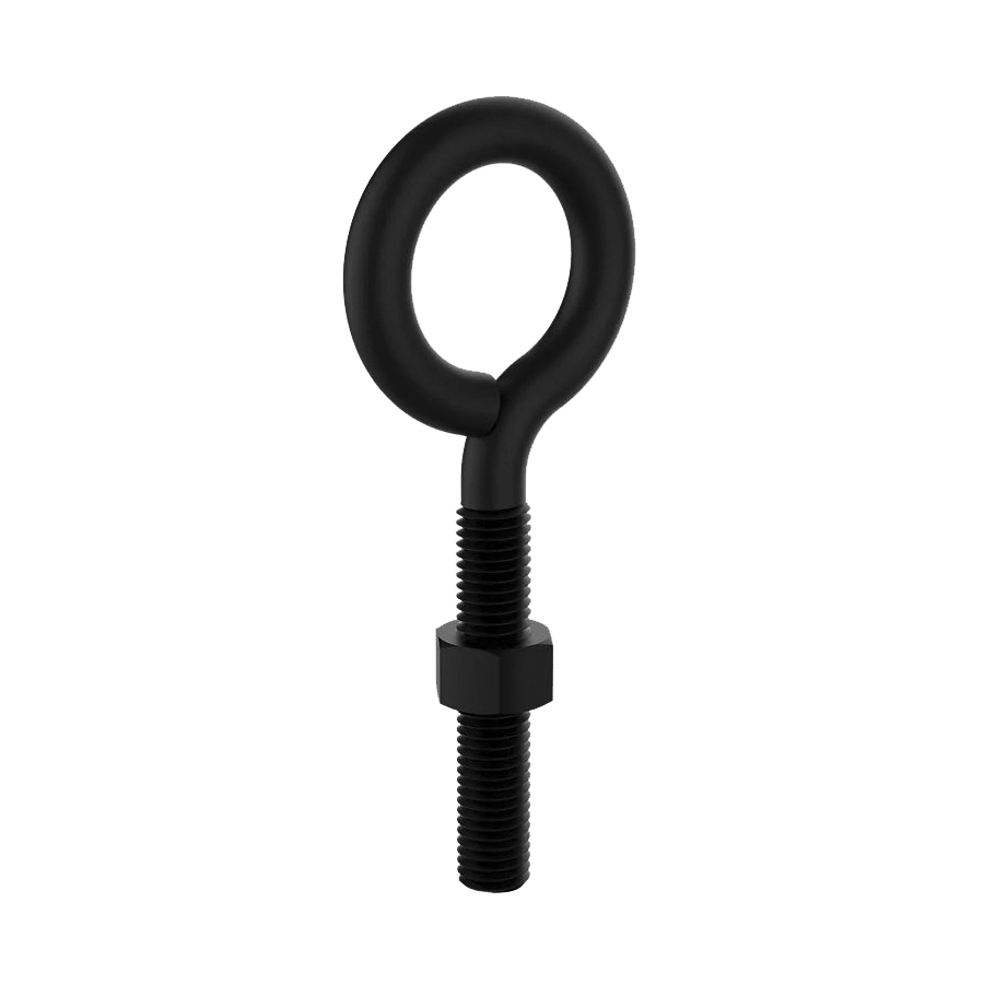 National Hardware N820-105 Series Eye Bolt, 4 in OAL, 3/8 in Thread, 160 lb Working Load, Steel, Storm Shine - 3
