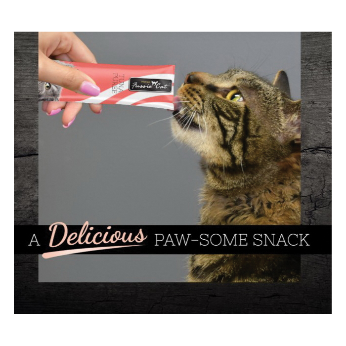 Fussie Cat 1139361 Cat Treat, Creamy, Beef, Chicken Flavor, 0.5 oz - 2