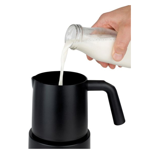 Capresso 210.01 TS Milk Frother, 8, 12 oz Capacity, 600 W, Touch Control, Removable, Stay-Cool Handle, Aluminum, Black - 4