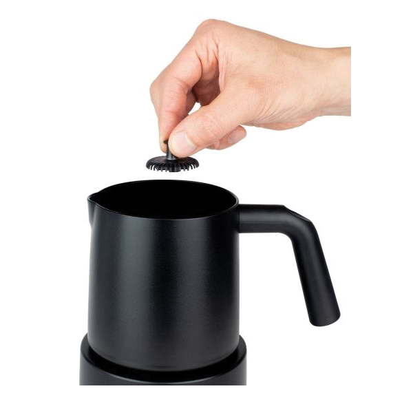 Capresso 210.01 TS Milk Frother, 8, 12 oz Capacity, 600 W, Touch Control, Removable, Stay-Cool Handle, Aluminum, Black - 5