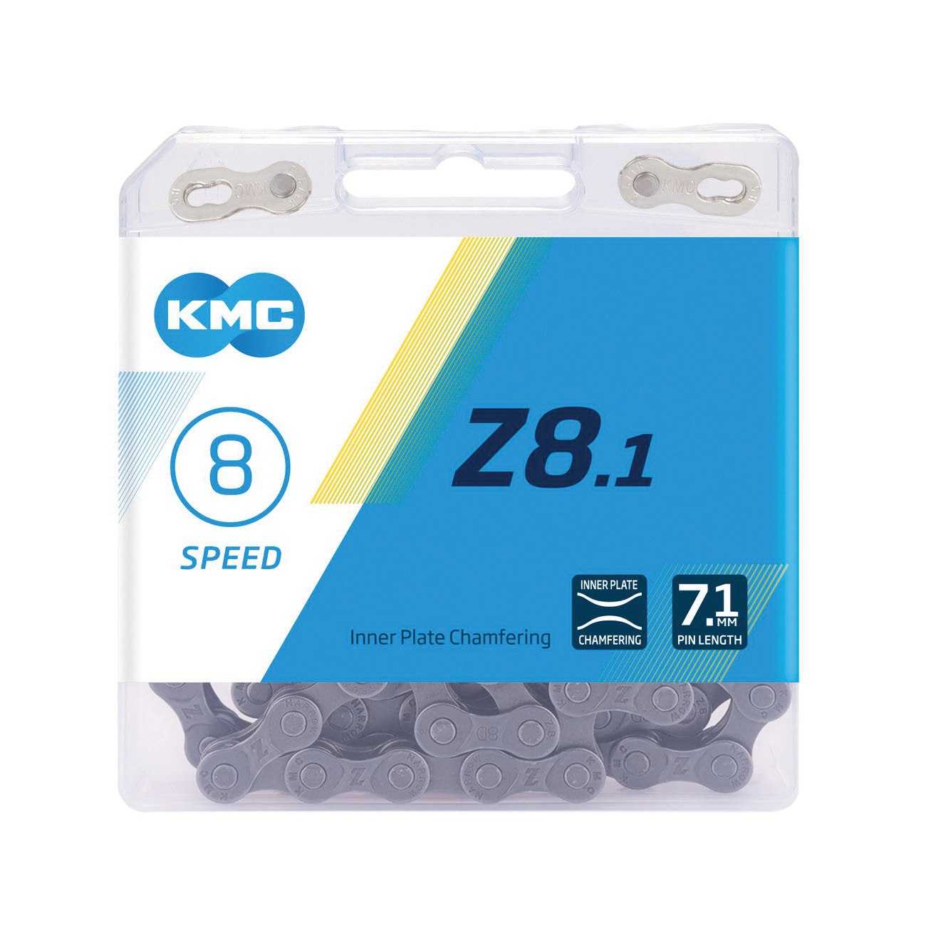 KMC Z8.1 BRN Multi-Speed Chain, Gray, For: Mountain Bike - 2