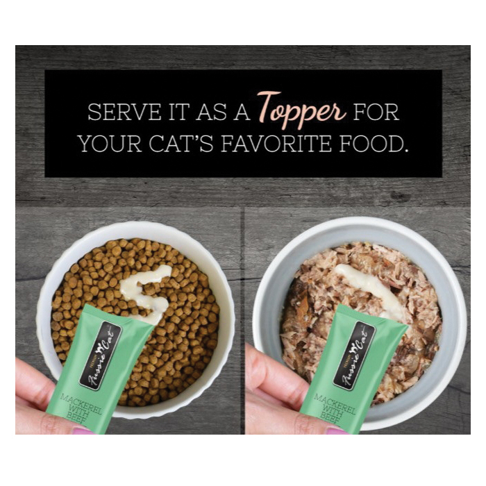Fussie Cat 1139217 Cat Treat, Creamy, Beef, Mackerel Flavor, 0.5 oz - 1