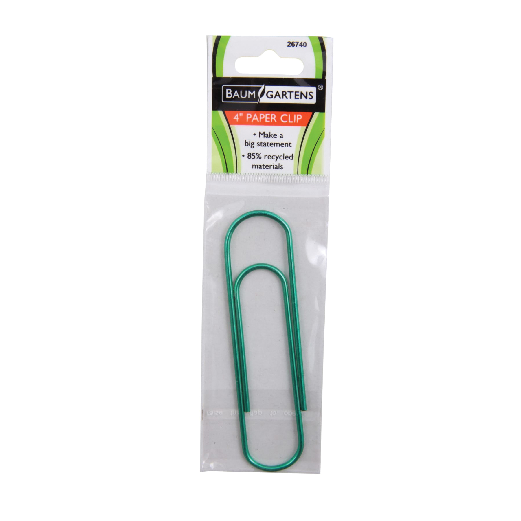 B3 26740 Paper Clip, Metal, Assorted - 2